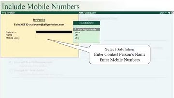 How to Configure SMS in Tally ERP9