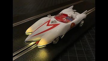 Speed Racer MACH5 1/32nd Scale Slot Car on My Track