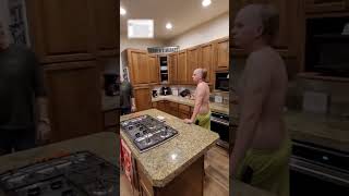 Mom Gets Angry With Son As He Gets Top Of His Head Shaved To Win Bet - 1279399