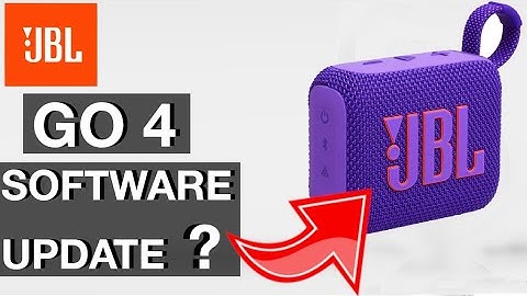 SOFTWARE UPDATE for JBL GO4 portable Bluetooth speaker (How to instructions)