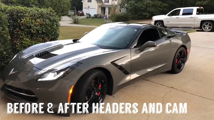 #texasspeed C7 before & after cam and headers