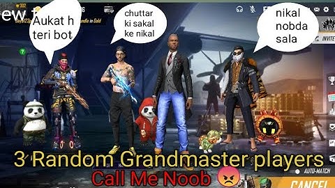 Random PRO Players squad call me noob😠!! then I challenge them 1v3 in custom match😠