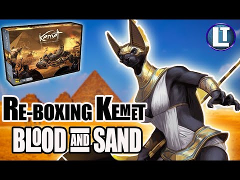 KEMET Blood and Sand RE-BOXING (Unboxing) / Kickstarter Edition 2021