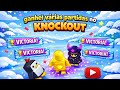 Ganhei muitas partidas no KNOCKOUT 🐧ROBLOX
