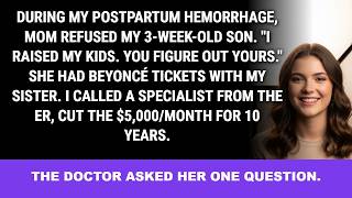 My Mother Refused My Newborn During Postpartum Emergency - The ER Doctor Made Her Go White