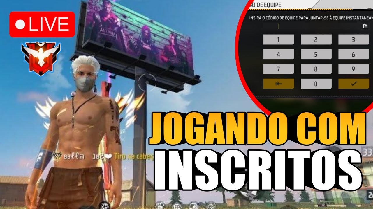 JOGANDO COM INSCRITOS 💚SENSI DO NOBRU🔴 FREE FIRE AO VIVO