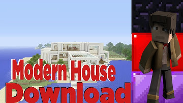 Minecraft: Xbox 360/One/PS3/PS4/Wii U - Massive Modern House Map Review W/Download