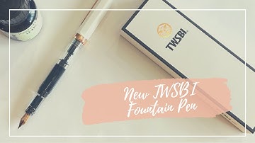 UNBOXING AND FILLING NEW TWSBI FOUNTAIN PEN | ART VIDEO