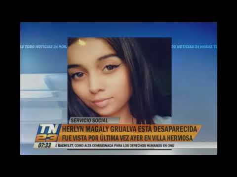 Jovencita está desaparecida