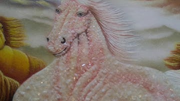 TRANH ĐÁ QUÝ MÃ ĐÁO THÀNH CÔNG | TRANH ĐÁ QUÝ NGỰA ( Tranh đá quý GIÁ RẺ - 0966673191 )