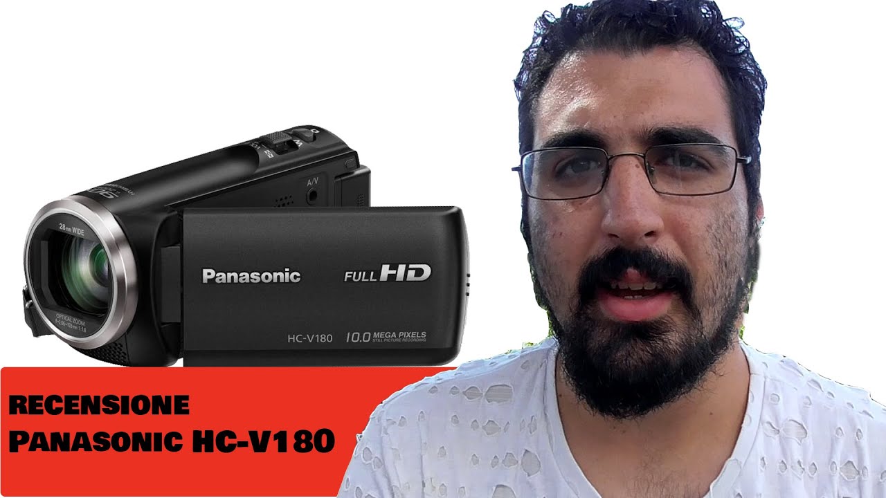 Recensione#Panasonic HC-V180 La videocamera per tutti - YouTube