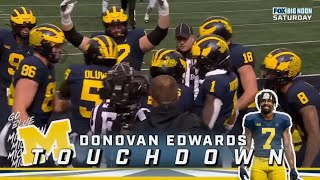 Michigan RB Donovan Edwards 67 Yard TD vs Penn State | 2022 College Football