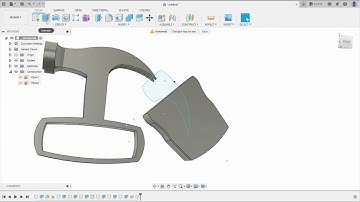 Random Object Generator #3 - Seat Belt Hammer in Fusion 360