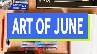 My Favourite And Most Used Art Supplies Of June
