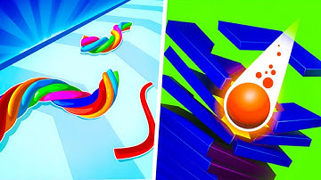 Gameplay Level Up Rolling⭐Twisty Runner | Stack Ball - Gameplay Walkthrough Max Levels