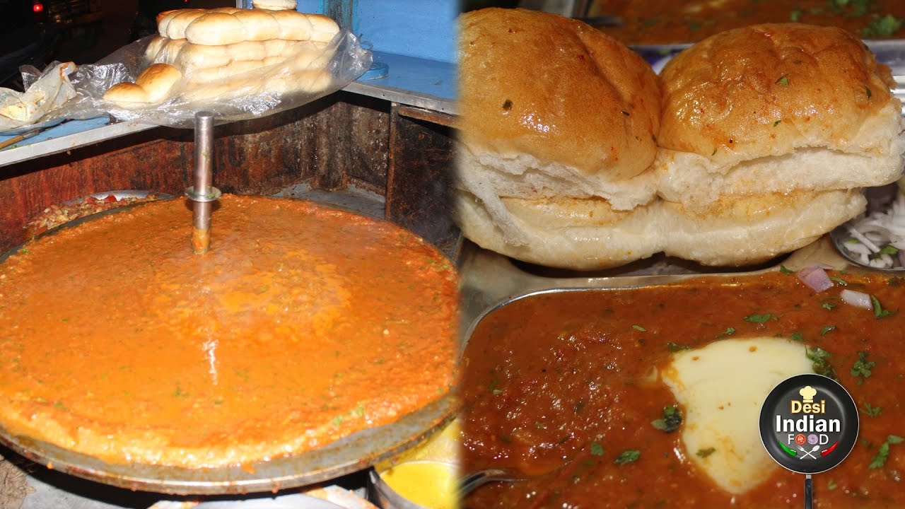 Indian Street Food Pav Bhaji | Mira Road, Mumbai India | Desi Indian Food