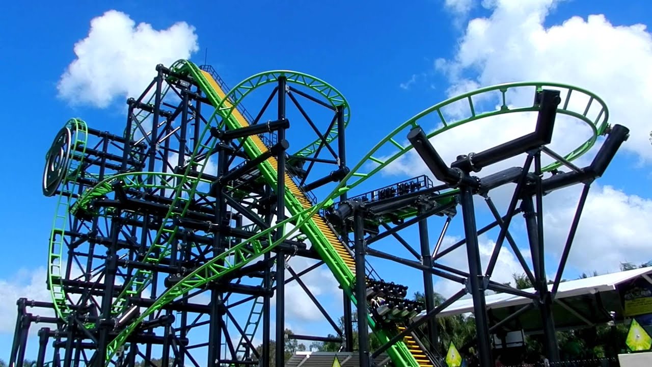 Green Lantern Movie World Gold Coast Australia YouTube