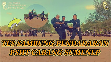 Tes Pendadaran persaudaraan SH Terate Cabang Sumenep Pusat Madiun