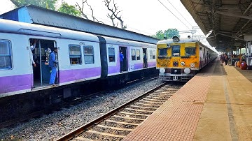Perfect Parallel Racing Train Arrive & Depart Chuchura Railway Station : Indian Railways