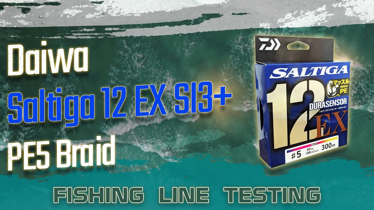 Fishing Line Testing - Daiwa Saltiga x12 EX Si3+ PE5 Braid - YouTube