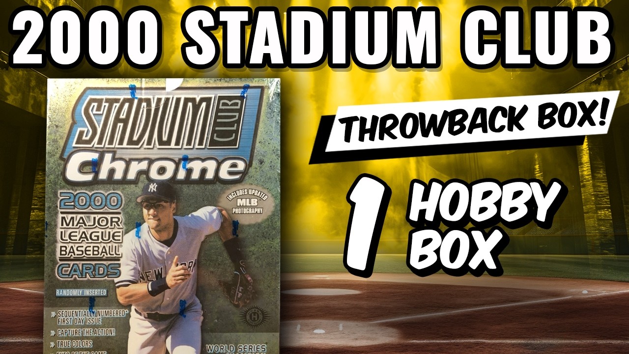 🚨THROWBACK SET!!!🚨 2000 TOPPS STADIUM CLUB CHROME