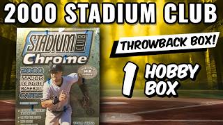 🚨THROWBACK SET!!!🚨 2000 TOPPS STADIUM CLUB CHROME