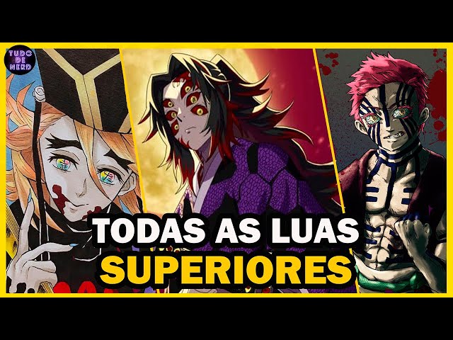 TODAS AS LUAS SUPERIORES DE KIMETSU NO YAIBA - (DEMON SLAYER) 