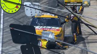 Clint Bowyer getting cooled off