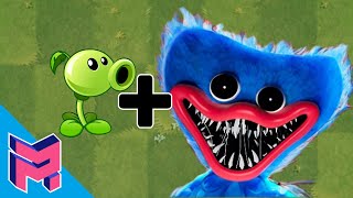 Plants VS Zombies poppy playtime Animation Huggy Wuggy + Peashooter