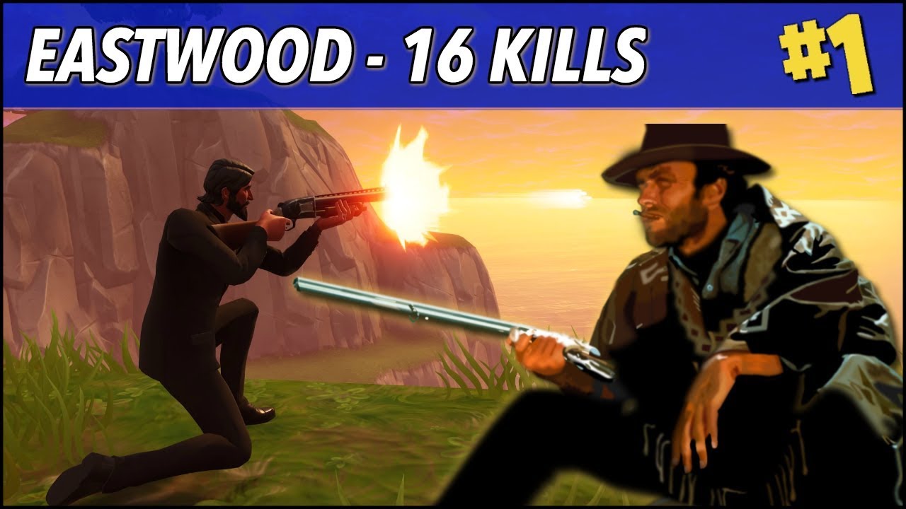 Win Only Using Clint Eastwood Quotes Fortnite Battle Royale Ps4 Youtube