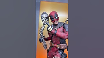 NEW HOTTOYS DEADPOOL REVIEW 🔥🔥 #hottoys #fyp #collection #deadpool #marvel #actionfigures #toys