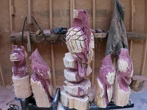 chainsaw carving-just carvin...less