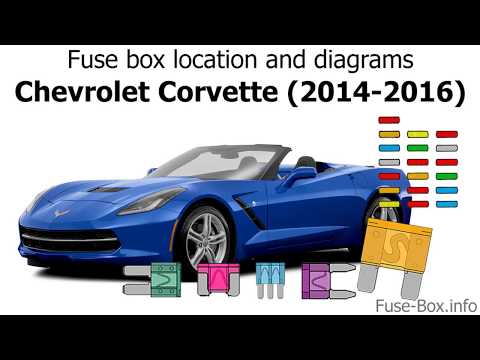 Fuse box location and diagrams: Chevrolet Corvette (2014-2016)