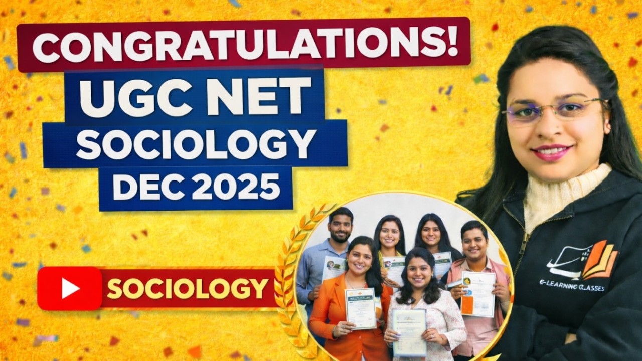 UGC NET Sociology Dec 2025 Result | Our Students Cleared NET in First ...