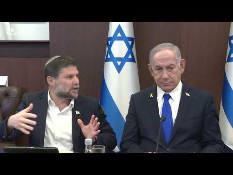 ראש הממשלה בנימין נתניהו בפתח ישיבת הממשלה:
