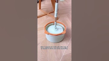 Effortlessly Achieve Sparkling Floors with Our Mopping Tips  #spinmop #flatmopbucket #cleanwatermop