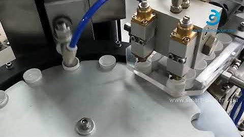 Automatic rotary plastic cap alumium wad lining assembling machine cap wading machine