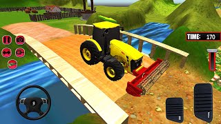 Real Tractor Farming Sim Drive 2023 - Traktör ile Tarla Sürme Oyunu Android Gameplay screenshot 1