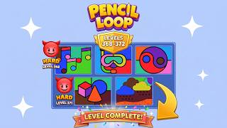 Famous Pencil Loop! Walkthrough Levels 368-372 ✏️🧠 (Hard Levels Solved) Net Worth