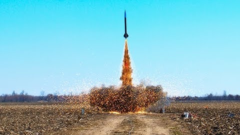 MY FIRST MODEL ROCKET LAUNCH