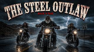 THE STEEL OUTLAW 🌧️ Storm Ride Rock Anthem 🔥 Music for Real Highway Rebels 🇺🇸 #outlawrock