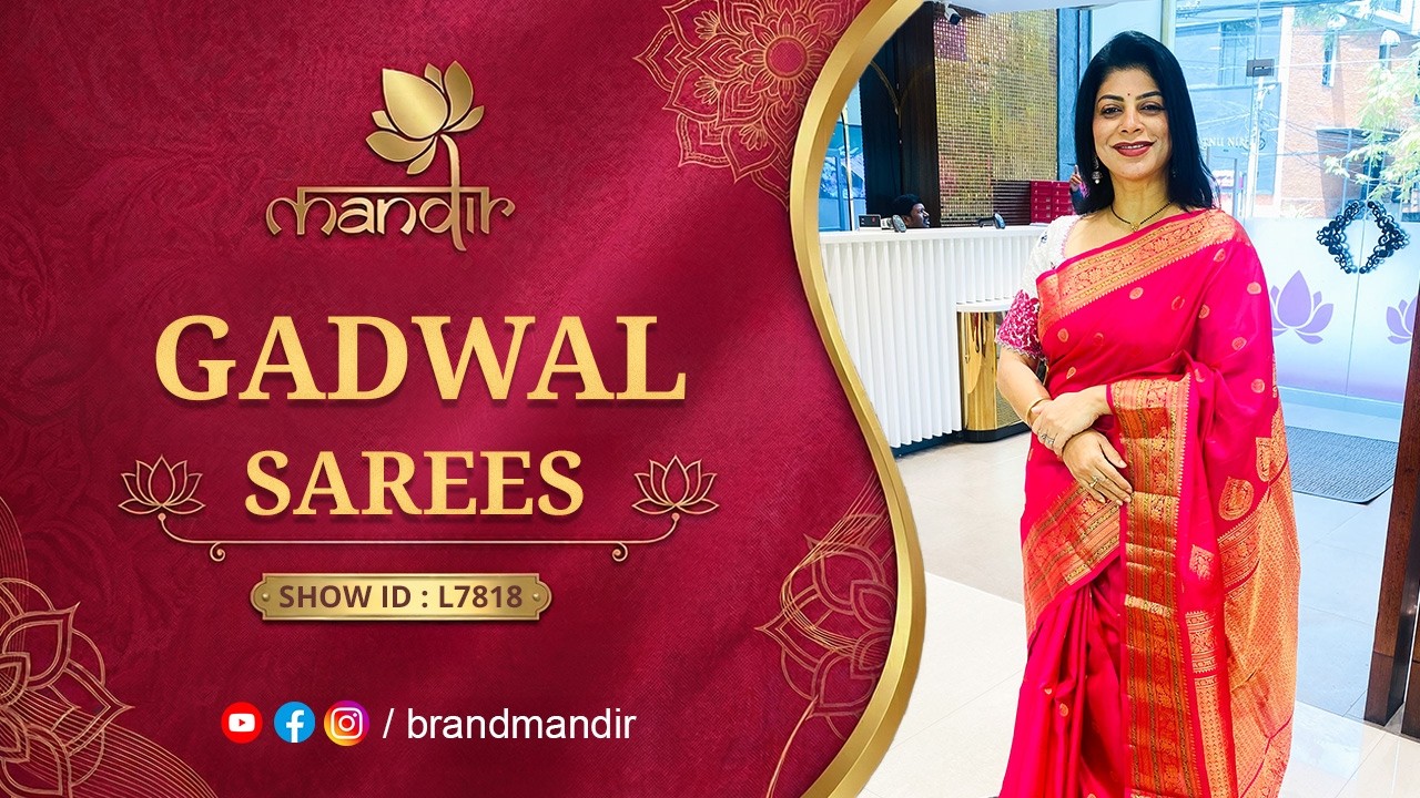 Gadwal Sarees Collection | WhatsApp Number 733 733 7000 | Brand Mandir Sarees LIVE
