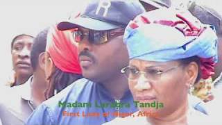 Antoinette Harrell and First Lady Madam Larabra Tandja of Niger, Africa