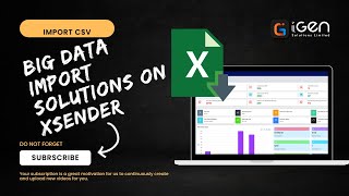 Big data import to email group in XSender