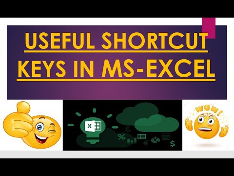 Useful shortcut keys in MS Excel | Excel magical shortcuts ...