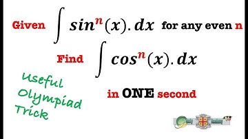 How to integrate cos (x) to the power of n for any even 