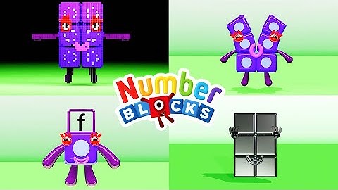 NEW! NUMBERBLOCKS Quadparison Part 19 | 3D Blender Lab
