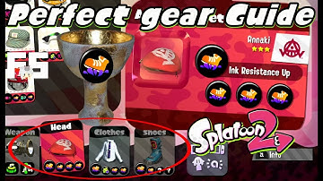 How to Perfect Your Gear (Easy and Fast) Guide - Splatoon 2 (Ink Resistance Ability Stacking)