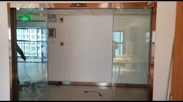Linear magetic drive sliding glass door. Automatic sliding door opener can be installed easily