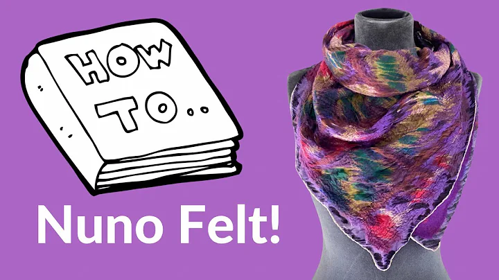 Nuno felting tutorial - felt along with me! #nunof...